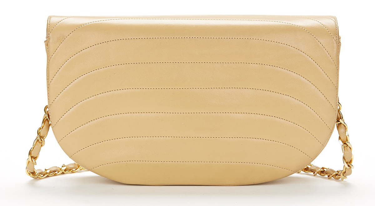 Chanel half moon handbag