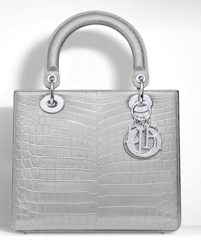 Christian Dior Lady dior metallic bag