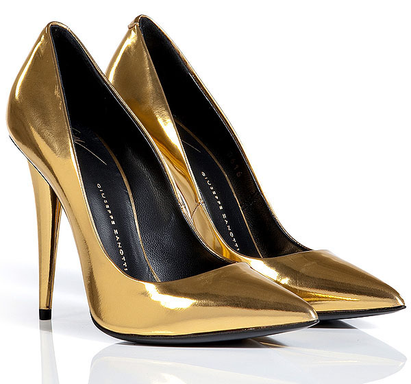 Giuseppe Zanotti metallic heels