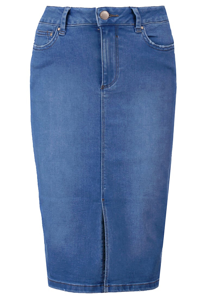 BLUE DENIM SKIRT 3