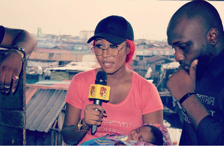 Cynthia Morgan visits orphanage