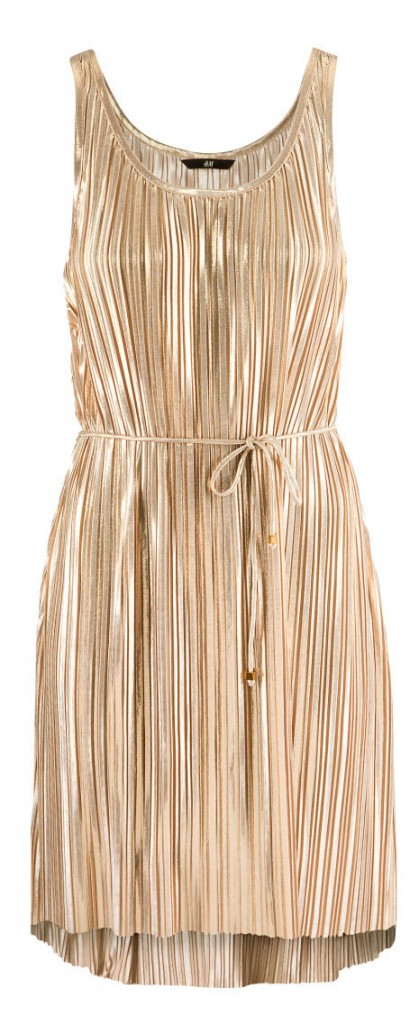 H&M pleated dress