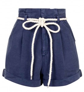 River Island paper bag waist shorts