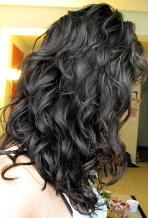 SCRUNCHED HAIR
