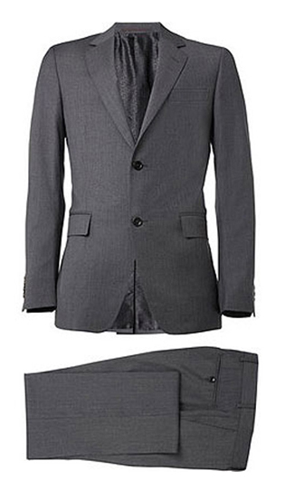 grey suit