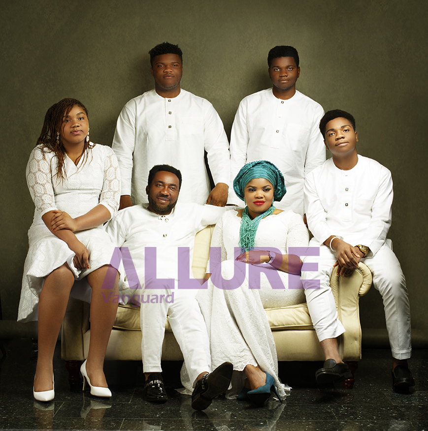 Nnamdi Ezeigbo with his family