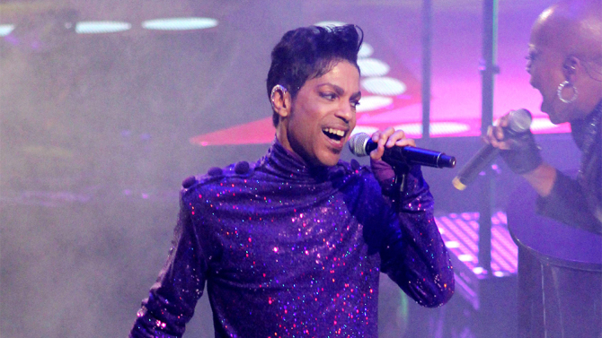  Prince Prince in concert, Welcome To America Tour, Madison Square Garden, New York, America - 18 Jan 2011