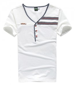 white-v-neck-t-shirt