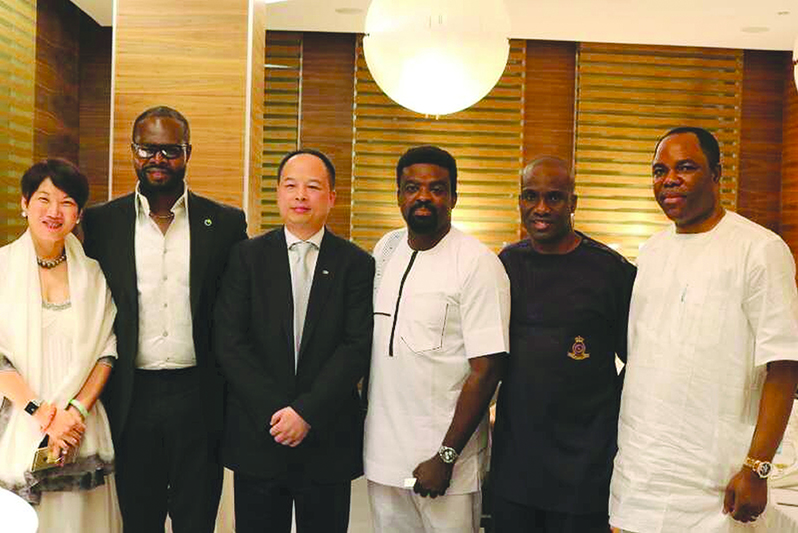 Chairman CIG Motors Diana Chen, Lead Consultant GAC Africa, Linus Idahosa, General Manager GAC Group China Yu Jun, Kunle Afolayan, Publisher Daily Times Fidelis Anosike, Chairman NTEL Dr Tunde Ayeni