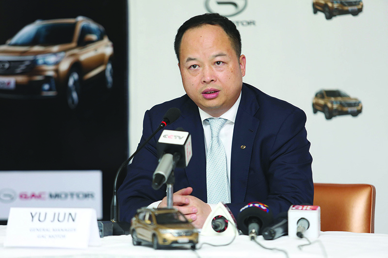 General Manager of GAC Motor Yu Jun