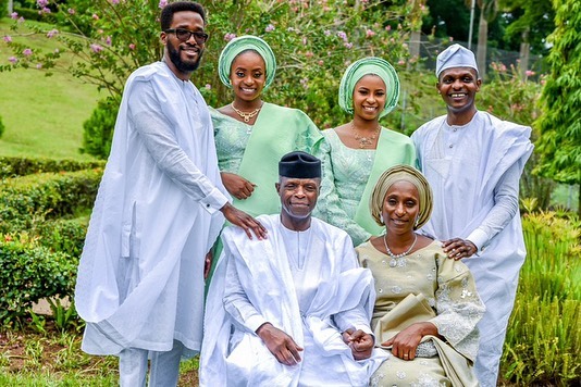 VP Yemi Osinbajo's family