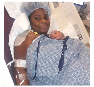 Ronke Odunsanya welcomes new baby, shares delivery photos