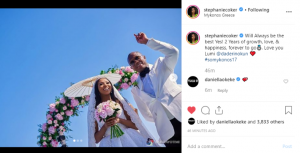 Stephanie Coker and Olumide Aderinokun celebrate wedding anniversary