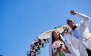 Stephanie Coker and Olumide Aderinokun celebrate wedding anniversary