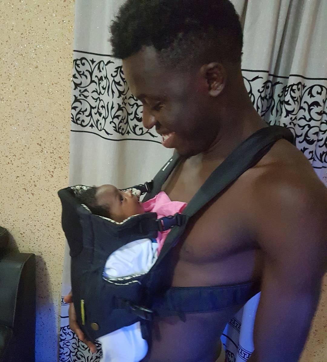 Akpororo and daughter