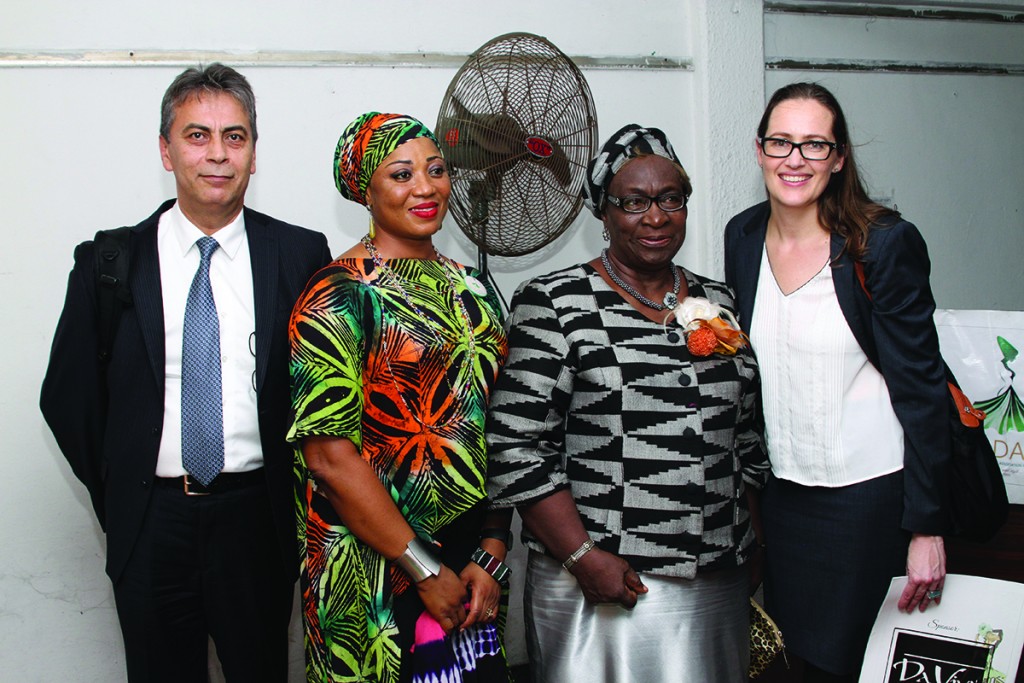 Selcuk Tanafar, Funmi Ladipo, Mrs Fahn and Loretta Foran