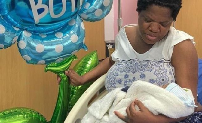 First photo of Toyin Abraham and her cute baby boy 