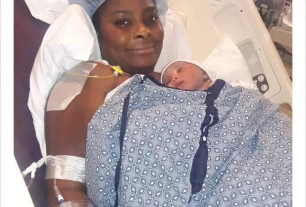 Ronke Odunsanya welcomes new baby, shares delivery photos