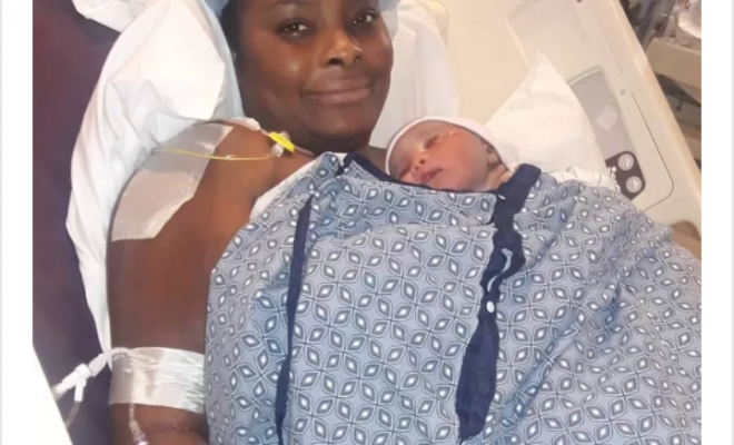 Ronke Odunsanya welcomes new baby, shares delivery photos
