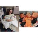 She thought she had kidney stones, but they turned out triplets