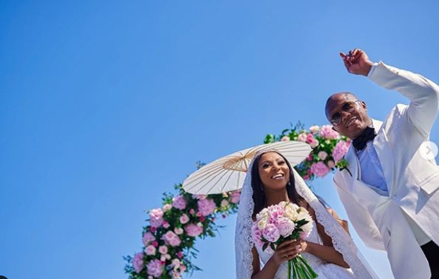 Stephanie Coker and Olumide Aderinokun celebrate wedding anniversary