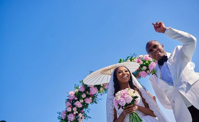 Stephanie Coker and Olumide Aderinokun celebrate wedding anniversary