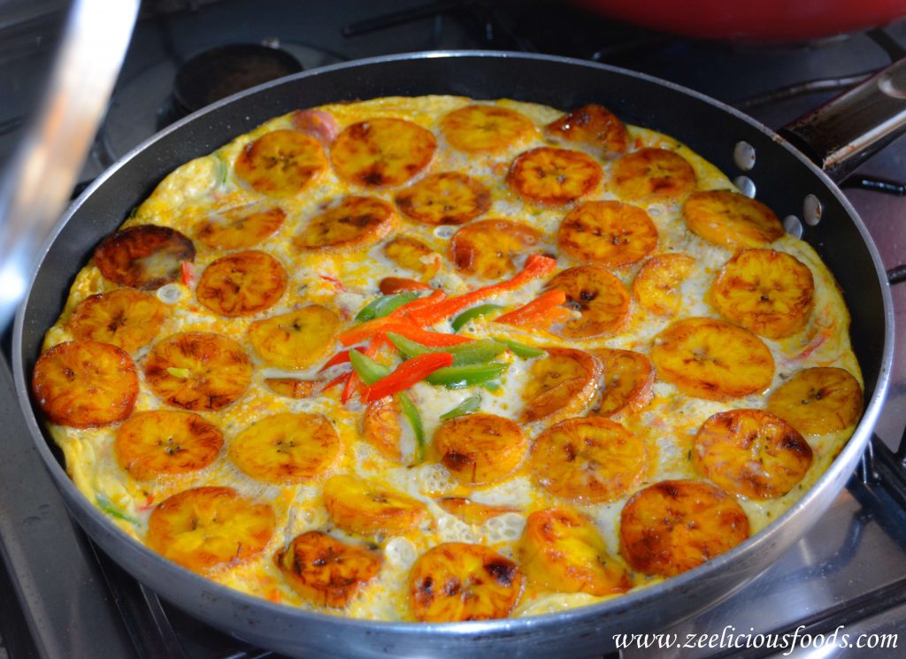 Here's how to make this delicious Plantain and Egg Fritata