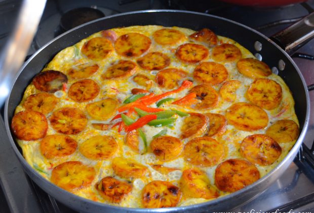 Here's how to make this delicious Plantain and Egg Fritata