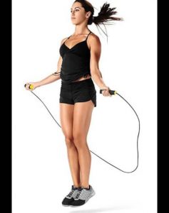 Jump ropes and lose 1,300 alories
