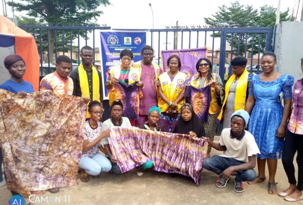 When Lagos Apex Lions Club trained Youths on Adire/Batik making