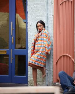 Adora Oleh dazzles on the street of London