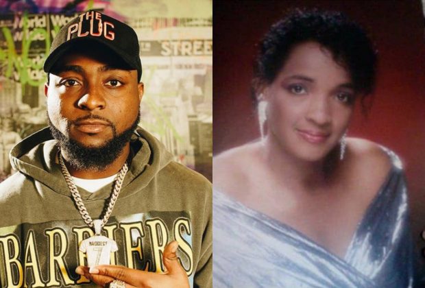 Davido shares beautiful photo of his late Mum