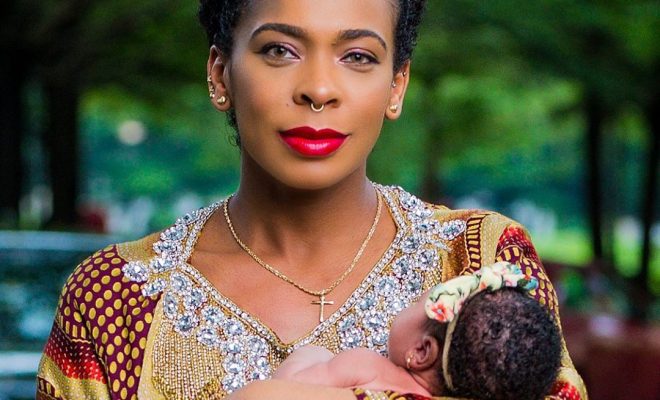 Tboss teases fans with a glimpse of her baby