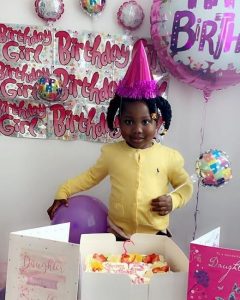 Seyi Law celebrates daughter
