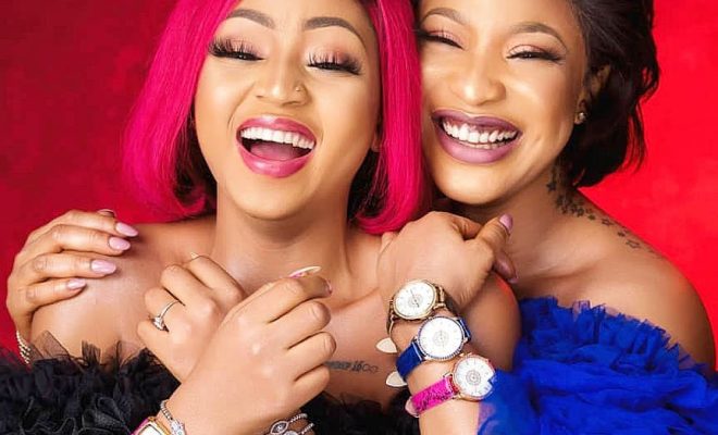 Tonto dikeh and Regina Daniels