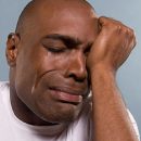 Crying man