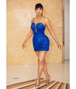 Big Brother Naija 2019 winner, Mercy Eke stuns in blue, promises to start rewarding fans with 100k