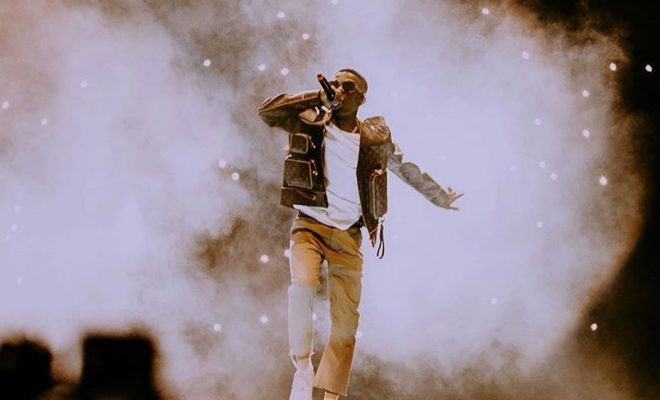 Wizkid rocks N2.3m jacket for O2 concert