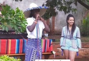Junior Nyong'o proposes to girlfriend on skirt