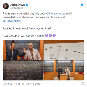 Alicia Keys tweet 
