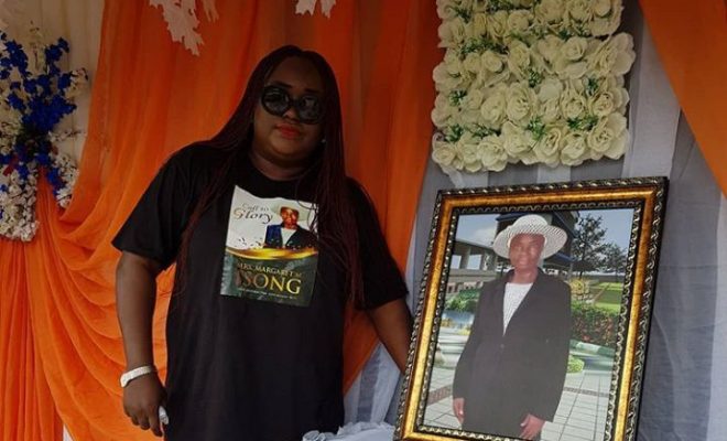Emem Isong Misodi buries mom, months after losing father (Photos)