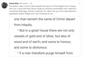 You can't be a Marlian and a Christian 