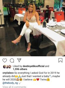 Actress Onyii Alex wants twin babies in 2020