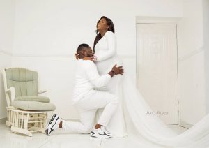 Ajebo and wife welcomes first child together