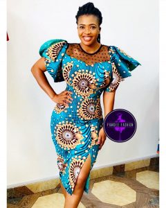 Ways to rock Ankara side slit dresses