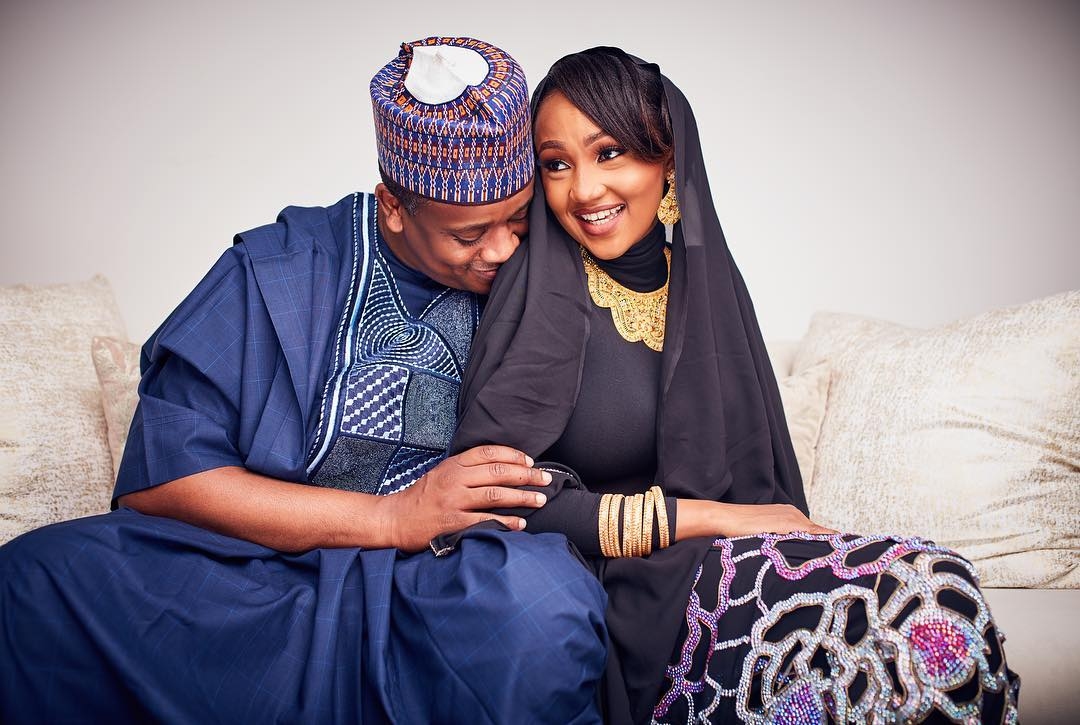 Zahra Buhari and Husband Ahmed Idimi celebrates 3 years wedding ...