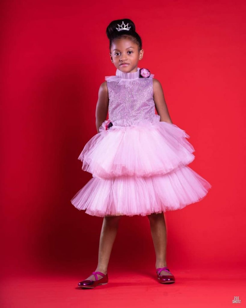 Lola Okoye celebrates daughter Aliona on her 7th birthday 