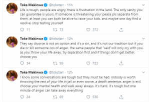 Choose your mental health and walk away always 