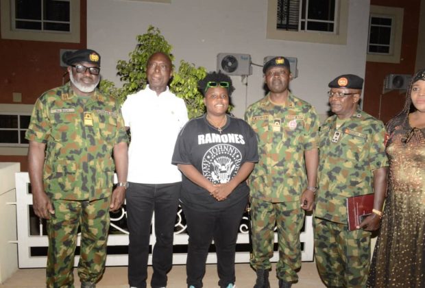 Ned Nwoko, Chukwuebuka Anyaduba, Teni, welcome Nigerian Armed Forces ahead of the Unsung Heroes Concert