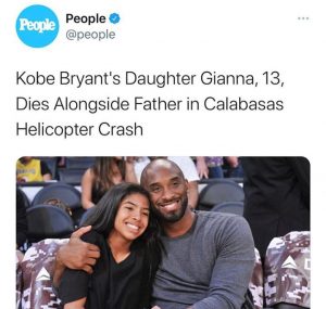 Davido, Toke Makinwa, other celebrities mourn Kobe Bryant and daughter